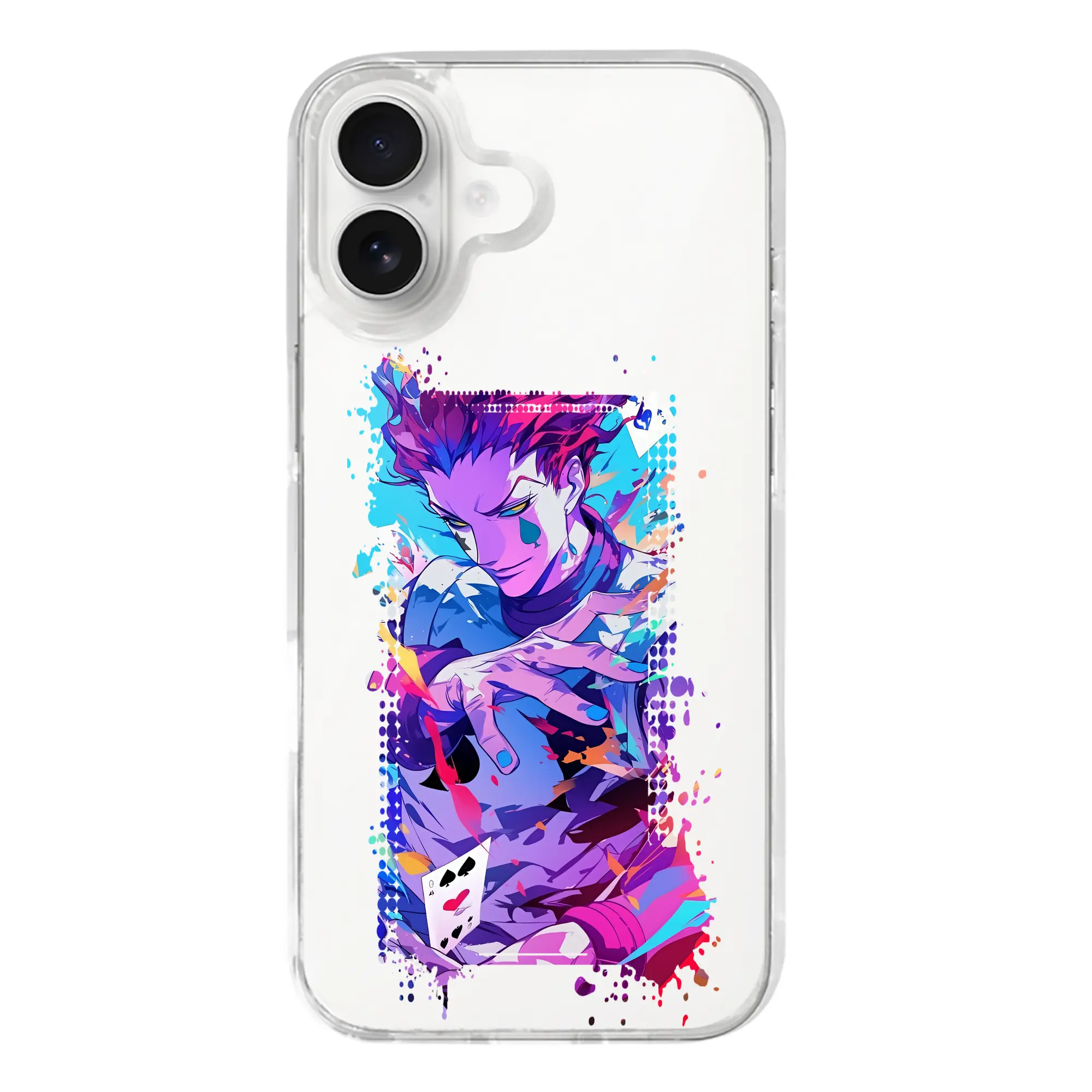 ハンター×ハンター グッズ ヒソカ＝モロウ - iPhone 17シリーズ 透明スマホケース – 薄型・耐衝撃・精密フィット保護カバー